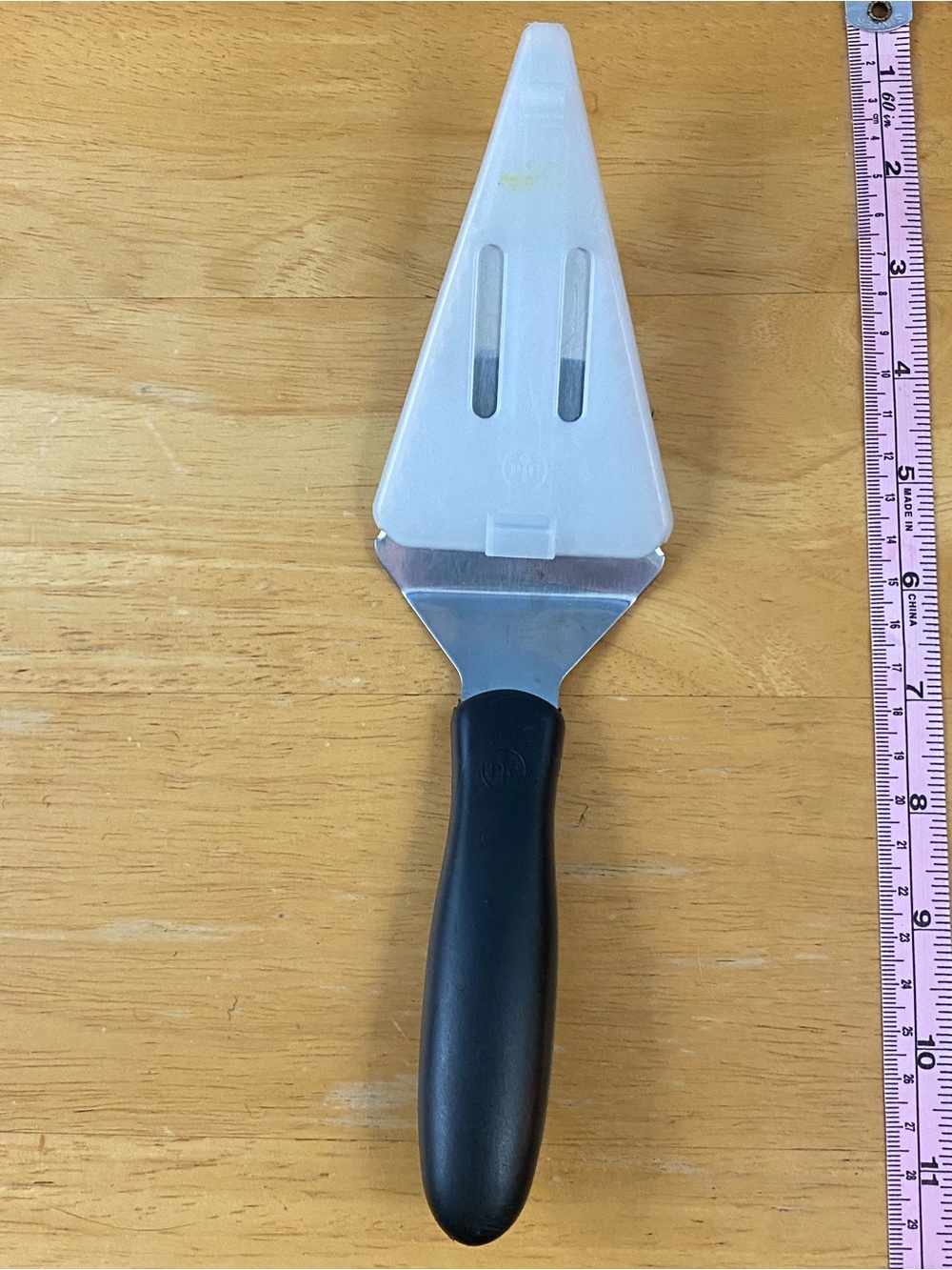 Pampered Chef Slice N Serve Black Handle and White Blade Cover
